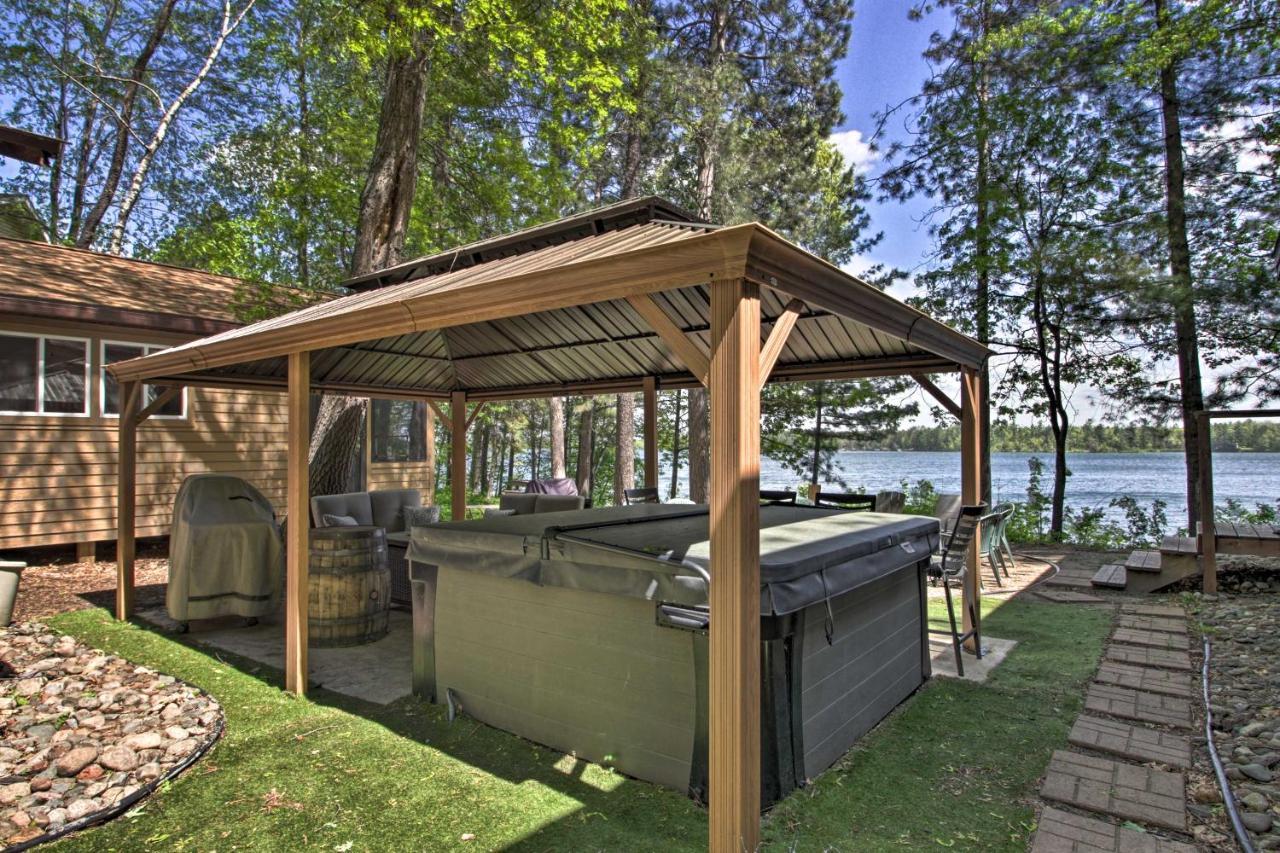 Loon Lake Lodge With Dock, Sauna And Hot Tub! Pequot Lakes Exteriör bild
