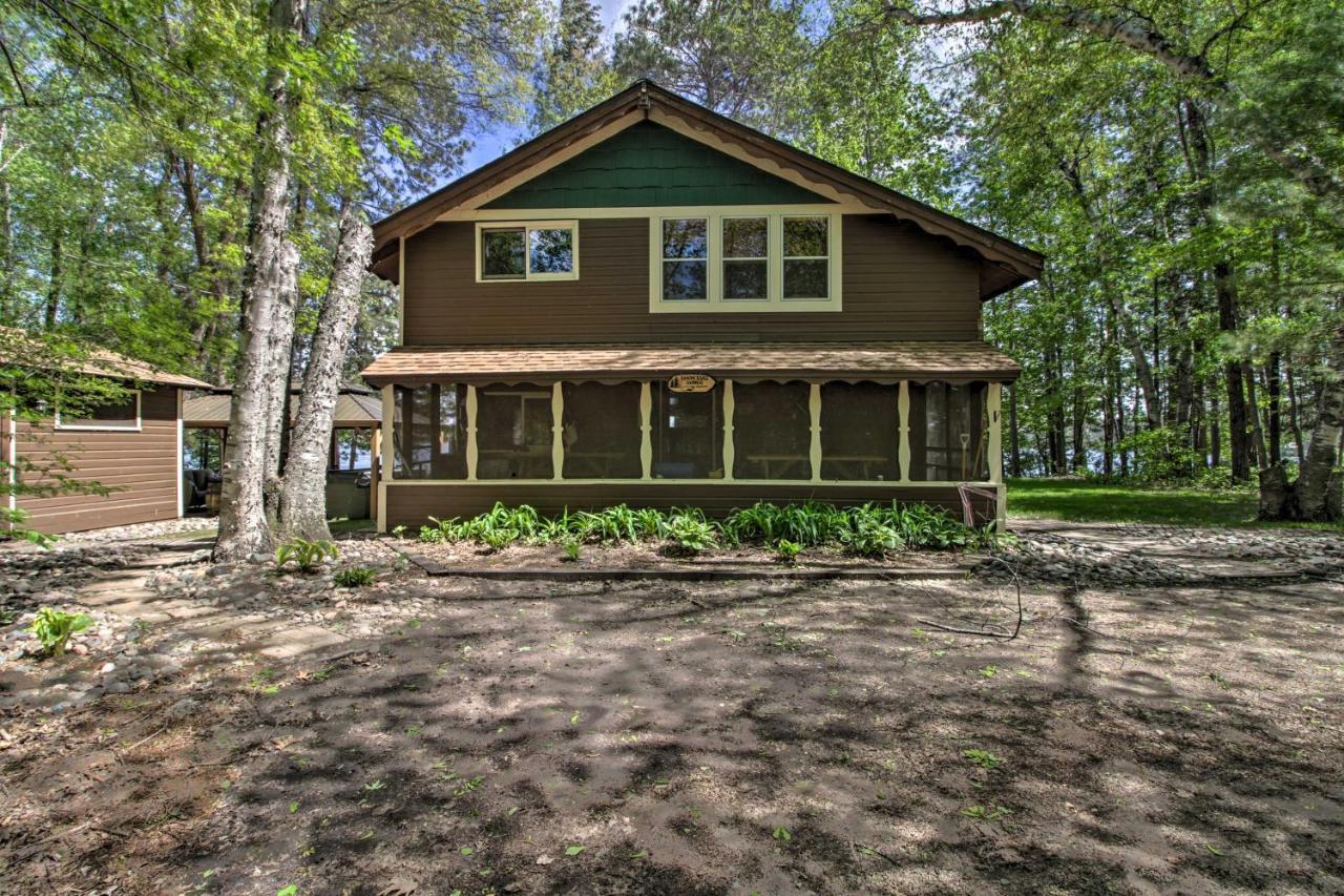 Loon Lake Lodge With Dock, Sauna And Hot Tub! Pequot Lakes Exteriör bild