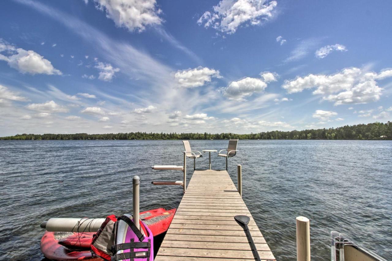 Loon Lake Lodge With Dock, Sauna And Hot Tub! Pequot Lakes Exteriör bild