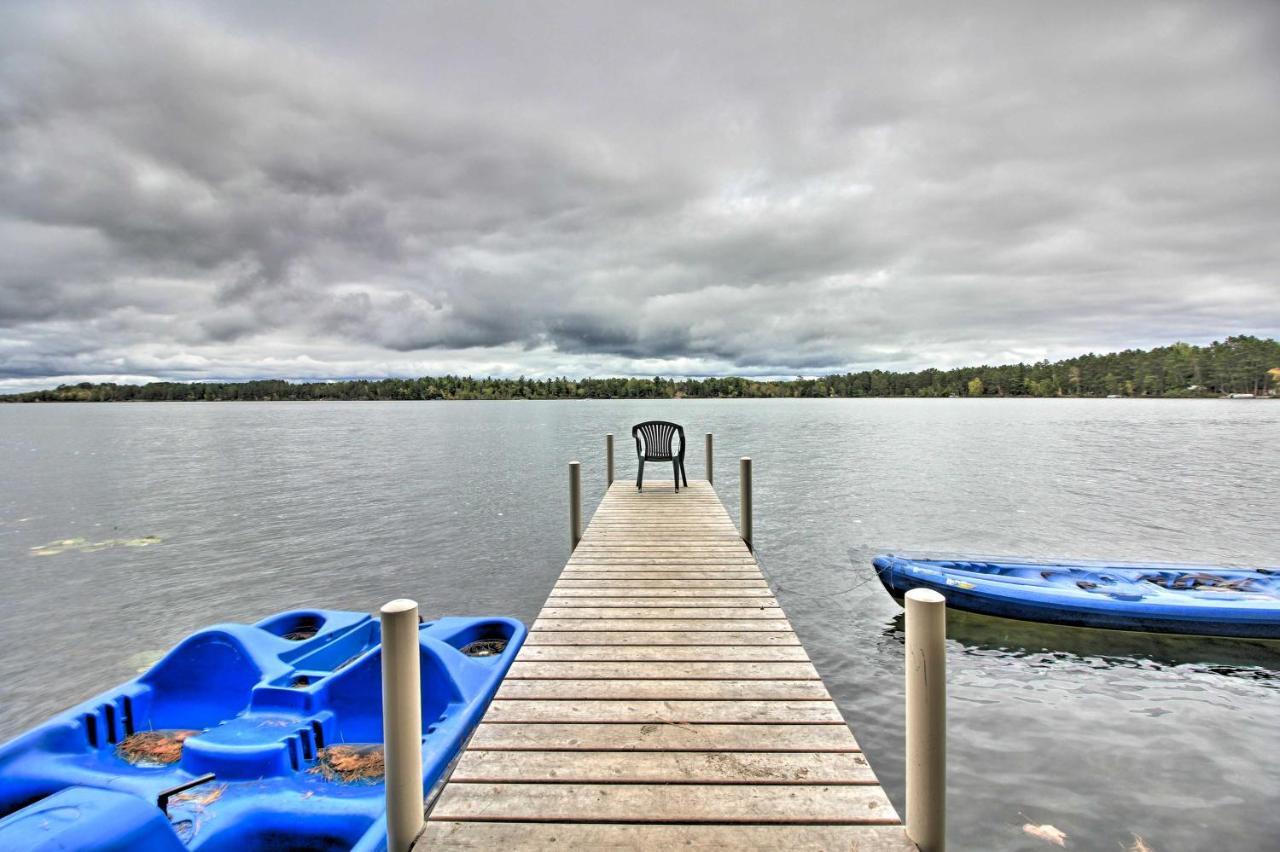 Loon Lake Lodge With Dock, Sauna And Hot Tub! Pequot Lakes Exteriör bild